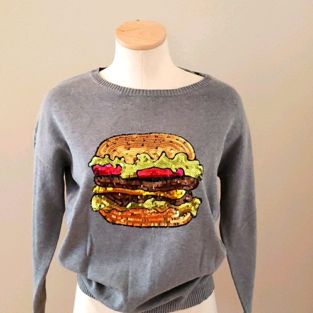 🌲FB Sisters hand secured cotton sweater